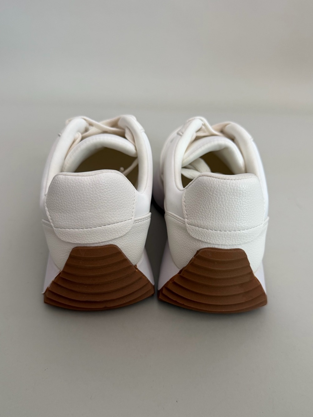 DV DOLCE VITA Breela White Platform Gum Sole Sneakers - Picture 6 of 9